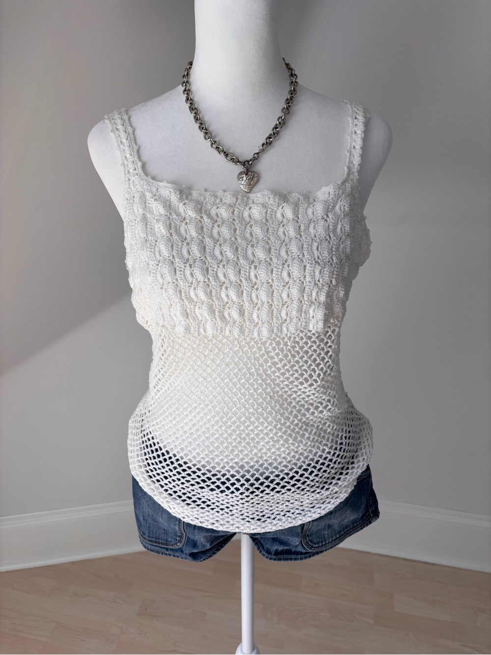 Point Zero Nicole Benisti Crochet Tank 🤍